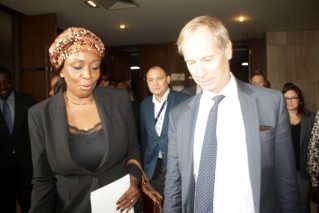 A la délégation du conseil de sécurité de l’ONU, Marie-José Ifoku plaide pour la mise sur pied d’un cadre d’appui aux femmes